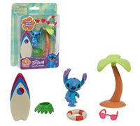 STITCH Disney, Cofanetto Surf, con 1 figurina, e accessori per Surf, giocattoli per bambini dai 3 anni in su, GIOCHI PREZIOSI, TTC20