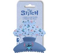 Stitch Disney - Fermagli per capelli grandi, 2 pezzi, stile tropicale di Stitch e Angel, ideali per ragazze con i capelli lunghi