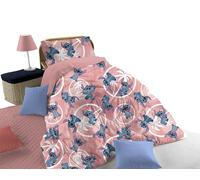 Stitch Disney, Trapunta Piumone Invernale Singolo, 1 Piazza, Rosa, In Cotone, Marvel, Cm.170x260, Letto Cameretta