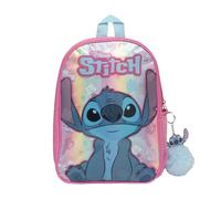 Stitch Disney - Zaino olografico arcobaleno per bambini, con portachiavi e tasca per bottiglia d'acqua, grazioso zaino per bambini per scuola e asilo nido, Multicolore, M