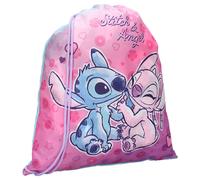 STITCH e ANGEL SACCA Borsa Gym Bag 44x36cm Ufficiale DISNEY Lilo e Stitch