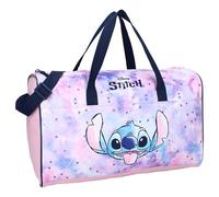 STITCH Endless Fun - Borsa Sportiva in poliestere con tracolla e manici - Sport Bag - dimensioni 40x24x19cm - Originale Disney Lilo e Stitch