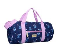 STITCH Feeling Right - Borsa da Sport Viaggio in poliestere con tracolla e manici - Travel Bag - dimensioni 45x22x22cm - Originale Disney Lilo e Stitch