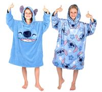 Stitch Felpa con cappuccio oversize reversibile per bambini super morbida in