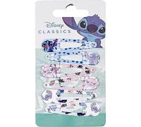 Stitch, forcine per capelli, multicolore, realizzate con materiali resistenti, stampate con stitch e angelo, prodotto originale progettato in Spagna