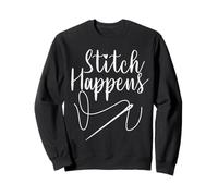 Stitch Happens Satire - Citazione per sarte Felpa