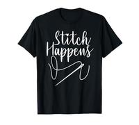 Stitch Happens Satire - Citazione per sarte Maglietta