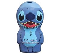 Stitch in 3D - 2 in 1 gel doccia e shampoo, divertimento per bambini profumato al caramello e al gelsomino
