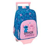 Safta Stitch Lio 10l Wheeled Backpack Blu Bambini