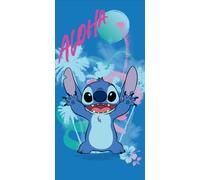 STITCH Luna Telo Mare Spiaggia GRANDE 70x140cm Cotone DISNEY HALANTEX LS-0893T