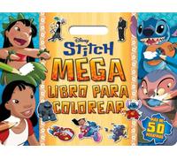 Stitch. Megalibro para colorear: Con pegatinas