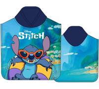 STITCH ALOHA Poncho Asciugamano Mare BAMBINO 55x110cm Poliestere DISNEY