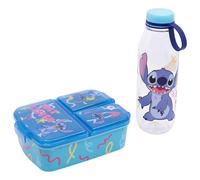Stitch, set da 650 ml di bottiglia Adventure con 3 scomparti