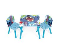 Stitch Set Tavolino e 2 Sedie in legno Disney
