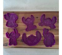 Stitch - Stampini - Formine Cookie Cutter - Taglia biscotti PDZ