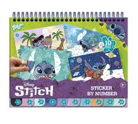 Stitch-stickers en cijfers, kleurboek voor kinderen, creatief leerboek met stick