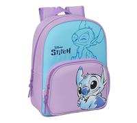 E_0002_S4310664 Stitch Zaino Scuola Stitch Sweet Azzurro Lilla 26 x 34 x 11 cm C