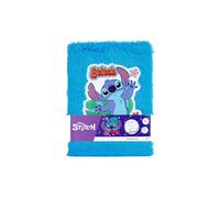 Stitch - Taccuino in peluche, formato A5, colore: blu, morbido diario per bambini, con motivo Disney | libro di peluche per ragazze e ragazzi | regalo creativo a partire dai 3 anni | diario per