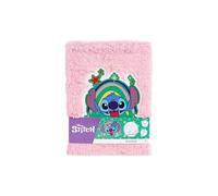 Disney Stitch - Taccuino in peluche, formato A5, colore: rosa, morbido diario per bambini, con motivo di taccuino, libro di peluche per ragazze e ragazzi, regalo creativo a partire dai 3 anni, diario