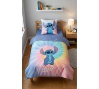 Stitch Tie-Dye Copripiumino Singolo 140x200 + Federa 65x65 Cotone Pastello