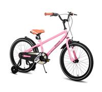 STITCH Vintage - Bicicletta per bambini da 20 pollici per ragazzi e ragazze di 7-10 anni, bicicletta per bambini da 20 pollici con stabilizzatori e supporto, colore rosa