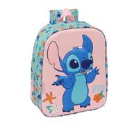 STITCH - Zaino per asilo 3D, facile da pulire, ideale per bambini di diverse età, comodo e versatile, qualità e resistenza, 22 x 10 x 27 cm