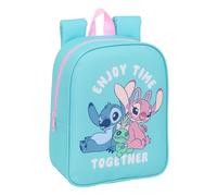 STITCH - Zaino per bambini, zaino per bambini, zaino per scuola, adattabile al carrello, ideale per asilo, comodo e versatile, qualità e resistenza, 22 x 10 x 27 cm