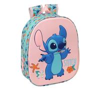STITCH - Zaino scuola con design 3D, ideale per bambini di diverse età, comodo e versatile, qualità e resistenza, 27 x 10 x 33 cm