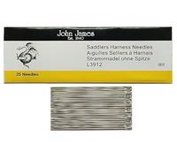 Stitchtight - John James Saddlers Cablaggio Aghi Stile L3912 Utilizzato per Lavoro Artigianato In Pelle Cucita a Mano (L3912 Dimensione 001)