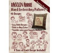 Stitchx Embroidery Raggedy Annie Hand Embroidery Patterns (Tascabile)