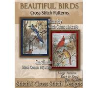 Stitchx Tracy Warrington Beautiful Birds Cross Stitch Patterns (Tascabile)