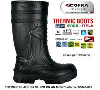 STIVALE ANTINFORTUNISTICA COFRA THERMIC BLACK S5 CI HRO CR AN M SRC Raffinerie