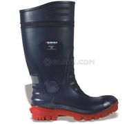STIVALE ANTINFORTUNISTICO DA LAVORO X L'EDILIZIA COFRA TYPHOON BLUE/RED S5 SRC