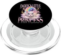 Stivale arcobaleno Daddy's Little Princess Cat PopSockets PopGrip per MagSafe