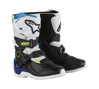 Alpinestars Tech 3S Stivali da motocross per bambini, nero-bianco-blu, taglia 30 31
