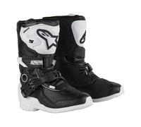 Alpinestars Tech 3S Stivali da motocross per bambini, nero-bianco-rosso, taglia 32