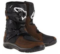 Alpinestars Belize Drystar Oiled Stivali da moto impermeabile, nero-marrone, taglia 47 per maschi