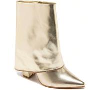 Stivale con chiusura lampo laterale e tacco per uso quotidiano Cette botte dotée d'un talon, allie élégance et modernité. Son design raffinato e finitura brillante in carattere inaccessibile e inconto