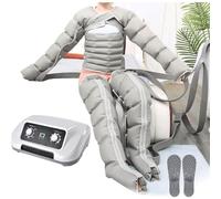 Stivale da recupero per massaggio alle gambe con massaggiatore elettrico a compressione d'aria - Massaggiatore per gambe con drenaggio linfatico, sollievo dal dolore, miglioramento della cir