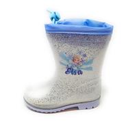 Stivale Disney in gomma da pioggia a tema Frozen modello D4310571S argento