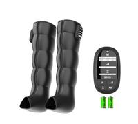 Stivale for massaggio alle gambe con compressione dell'aria e pressoterapia, massaggio con recupero del calore for i piedi, ricaricabile Sicuro da usare(Two Boots)