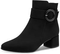 Stivale Marco Tozzi con tacco comodo Tronchetto basso donna Stivaletto donna ...