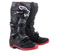 Stivale motocross Alpinestars TECH 7 BLACK COOL GRAY RED