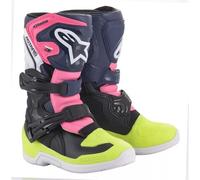 Stivale Ragazzo TECH 3S Rosa Giallo ALPINESTARS - SU: 1