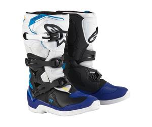 Stivale Ragazzo TECH 3S YOUTH Blu Bianco ALPINESTARS - SU: 5
