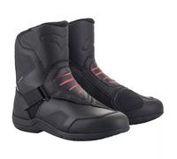 Alpinestars Ridge V2 Stivali motociclistici impermeabili, nero-rosso, taglia 41 per maschi
