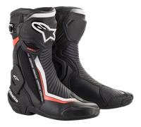 Stivale SMX PLUS V2 Nero Bianco Rosso Fluo ALPINESTARS - SE: 46