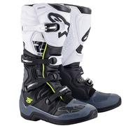 Stivali cross Alpinestars TECH 5 Nero Bianco Giallo fluo 14