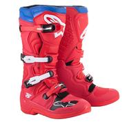 Stivali Cross Alpinestars Tech 5 Rosso vivo/Rosso scuro/Alpine Blu47 Rosso vivo,Rosso scuro,Alpine Blu