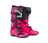 Alpinestars Tech 7, stivali 10 US female Fucsia/Nero/Bianco